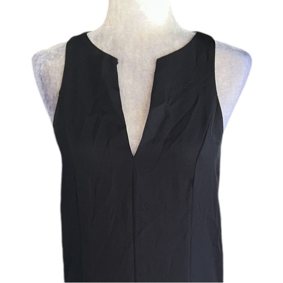 Rag & Bone Black & White Silk Blend Longtail High Low Sleeveless VNeck Dress - 2 - Picture 6 of 16